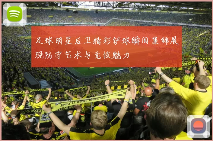 足球明星后卫精彩铲球瞬间集锦展现防守艺术与竞技魅力